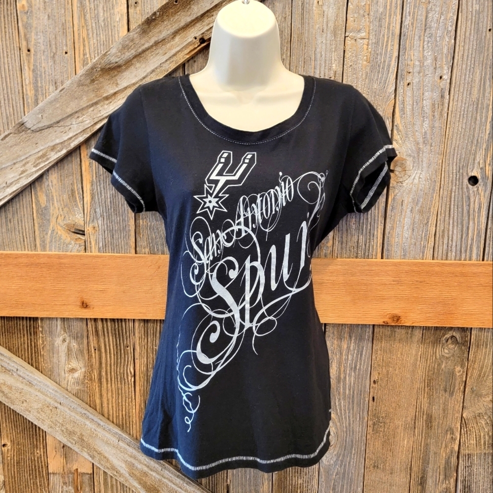 San Antonio Spurs Design Women stretch Large L black runs small Basketball NBA